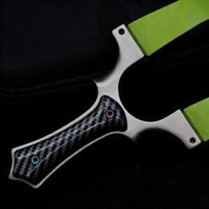 Bull Head Shaped Stainless Steel Slingshot